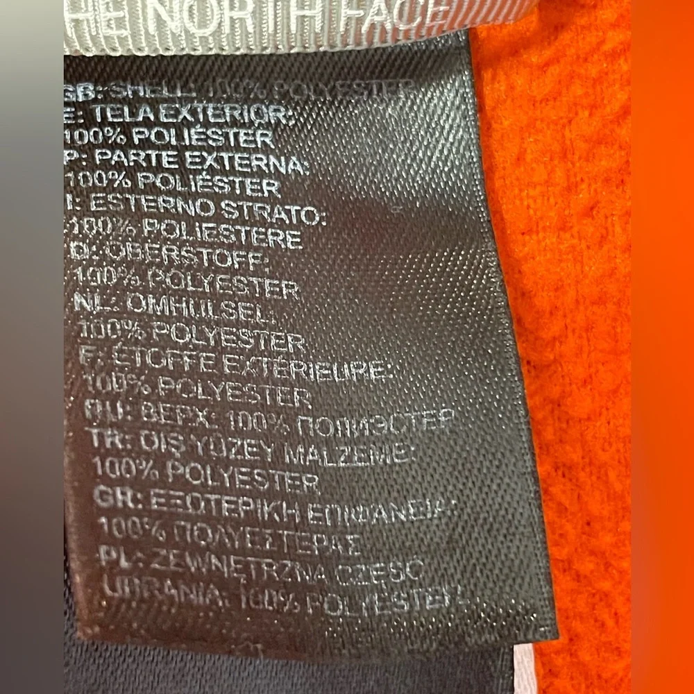 The North Face Orange Quarter-Zip Fleece Pullover